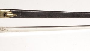 British Pattern 1853 socket bayonet with scabbard