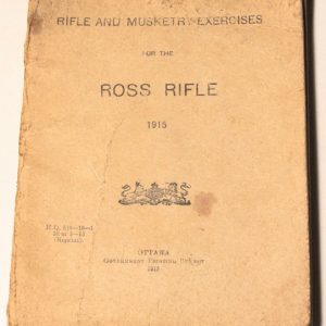 Ross Rifle 1915 handbook