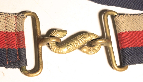 WW1 fabric snake belt - Image 2