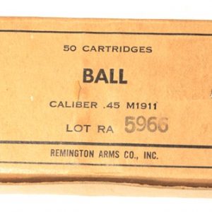 .45 ACP 1911 vintage box 50 rounds Remington and mixed
