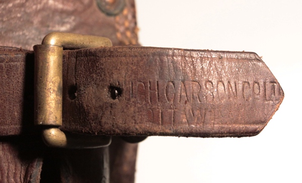 Canadian 1915 leather frog - Image 4