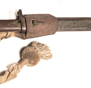 German Ersatz bayonet with scabbard and knot