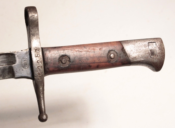 Italian 1891 bayonet with fluted steel scabbard - Image 3