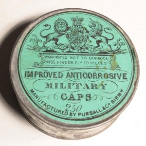 Military Percussion Caps Pursall & Co.