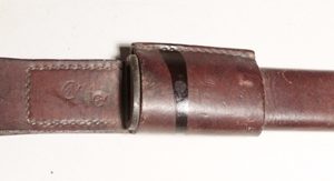 Ross hunting knife leather scabbard