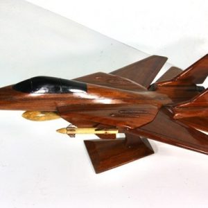 Grumman F14 Tomcat Mahogany Model