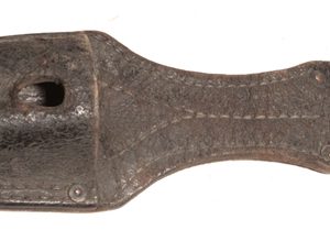 German leather bayonet frog