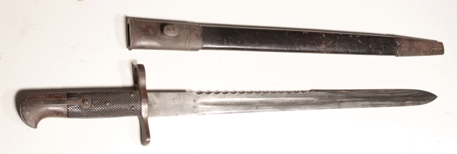 Martini M1875 sawback bayonet