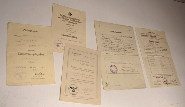 German Soldier’s Documents WWII - Image 8