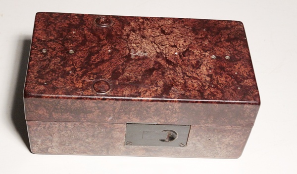 German bakelite box for carbide lantern