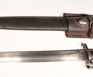 British Pattern 1888 bayonet Canadian marked with frog