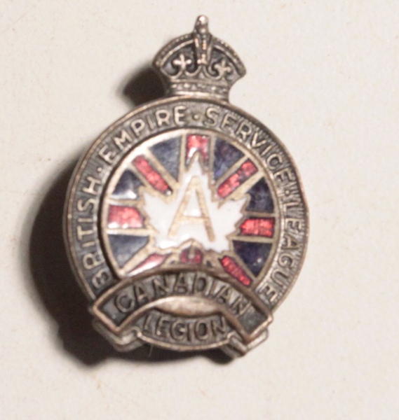 WWII veterans pins and cap badge - Image 3