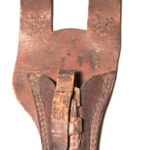 French WWI leather bayonet frog
