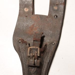 French WWI leather bayonet frog