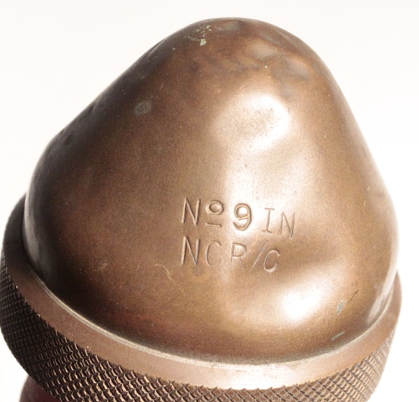 British time fuze No. 198 with cover - Image 3