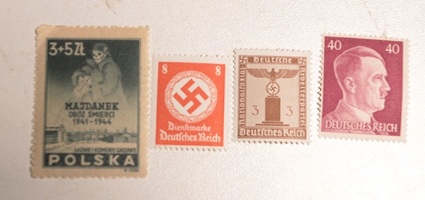 German WWII postage stamps