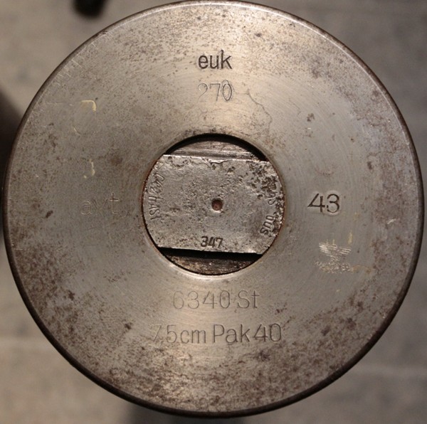 German Pak 40 steel cases in carrier tubes Lot of 2 - Image 7