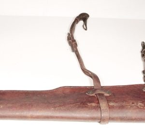 US Leather rifle scabbard J.Q.M.D. 1943