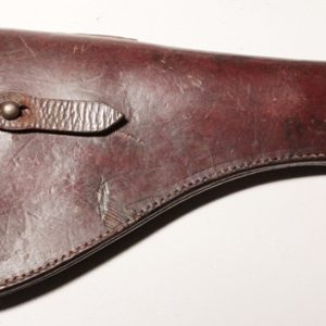 British Webley P1908 leather holster dated 1916
