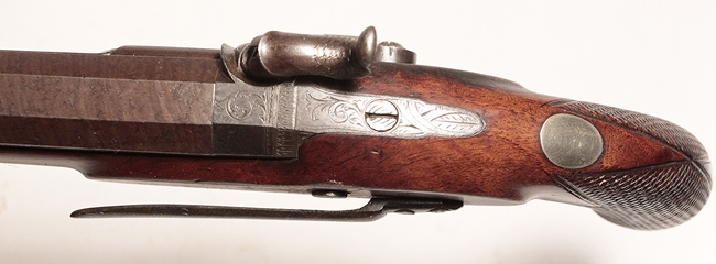 Pair Percussion Pistols Warmingham - Image 5