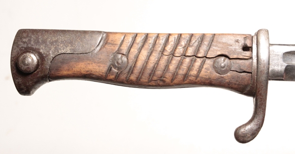 German 1898 n/A bayonet steel scabbard and frog - Image 2