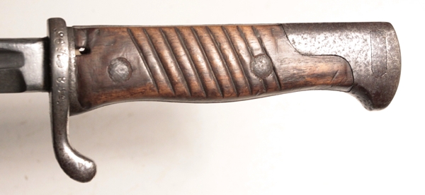 German 1898 n/A bayonet steel scabbard and frog - Image 3
