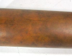 British Early 25 Pounder brass case marked 3.45 inch