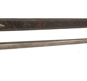 British Pattern 1853 socket bayonet with scabbard