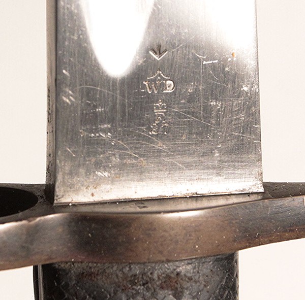 British Pattern 1860 Yataghan bayonet with General Service frog - Image 5
